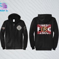 Dunedin Fire Rescue Full Zip Hoodie (4  design & color options)