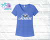 Eagles Lacrosse 24 Ladies V-Neck (2 color options)