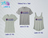 PHU Swim & Dive Canes Heather Grey Triblend Tees & Tank