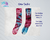 PHU Swim & Dive Tie Dye Logo Crew Socks