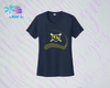 SHLL BSBL Laces Ladies Dri Fit Tee  (Navy, Royal, Orange, Cardinal, Purple)