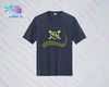 SHLL BSBL Laces Unisex Dri Fit Tee  (Navy, Royal, Orange, Cardinal, Purple)