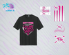 SHLL BSBL Pink Collection YOUTH Dri Fit
