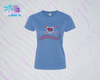 SHLL BSBL Laces Ladies Dri Fit Tee (Red, Black, Columbia, Green)