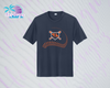 SHLL BSBL Laces Unisex Dri Fit Tee  (Navy, Royal, Orange, Cardinal, Purple)