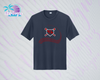 SHLL BSBL Laces Unisex Dri Fit Tee  (Navy, Royal, Orange, Cardinal, Purple)