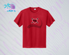 SHLL BSBL Laces Unisex Dri Fit Tee (Red, Black, Columbia, Green)