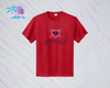 SHLL BSBL Laces Unisex Dri Fit Tee (Red, Black, Columbia, Green)