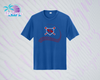 SHLL BSBL Laces Unisex Dri Fit Tee  (Navy, Royal, Orange, Cardinal, Purple)
