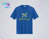 SHLL BSBL Laces Unisex Dri Fit Tee  (Navy, Royal, Orange, Cardinal, Purple)