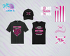 SHLL BSBL Pink Collection Unisex Dri Fit