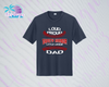 SHLL BSBL Loud Proud Dad Unisex Dri Fit Tee  (Navy, Royal, Orange, Cardinal, Purple)