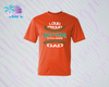 SHLL BSBL Loud Proud Dad Unisex Dri Fit Tee  (Navy, Royal, Orange, Cardinal, Purple)