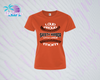 SHLL BSBL Loud Proud Mom Ladies Dri Fit Tee (Navy, Royal, Orange, Cardinal)