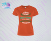 SHLL BSBL Loud Proud Mom Ladies Dri Fit Tee (Navy, Royal, Orange, Cardinal)