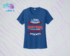 SHLL BSBL Loud Proud Mom Ladies Dri Fit Tee (Navy, Royal, Orange, Cardinal)