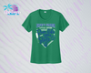 SHLL BSBL Stole It Ladies Dri Fit Tee (Red, Black, Columbia, Green)