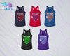 SHLL BSBL Stole It Ladies Dri Fit Racerback Tank (Navy, Red, Royal, Black, Purple)