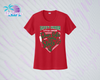 SHLL BSBL Stole It Ladies Dri Fit Tee (Red, Black, Columbia, Green)