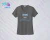 SHLL SFTBL  Laces Ladies Dri Fit Tee (Black, Teal, Hot Pink, Charcoal))