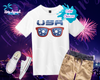4th of July - USA Sunglasses Boys' Shirt