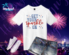 4th of July - Get Your Sparkle On Girls' Tank Top / Shirt