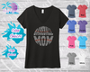 Baseball Mom Ball Women's Rhinestone Tank Top / Shirt