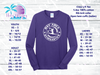 Bay Area Gymnastics Logo Long Sleeve Purple Shirt