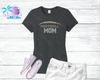Football Mom Rhinestone Laces Shirts