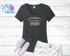 Football Mom Rhinestone Laces Shirts