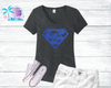 Football Panther Super Logo Glitter Shirts