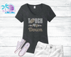 Football Touchdown Rhinestone Women's Shirts