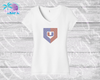 PHU BB 22 U Homeplate Rhinestone Shirt (2 Color Options)