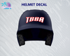 TBBA Helmet Decal