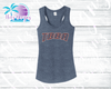 TBBA Ladies' Rhinestone Tank Top / Shirt (2 Color Options)