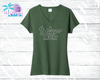 USF Mom Rhinestone Shirt