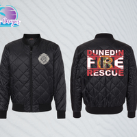 Dunedin Fire Rescue Quilted Packable Bomber (4  design options)