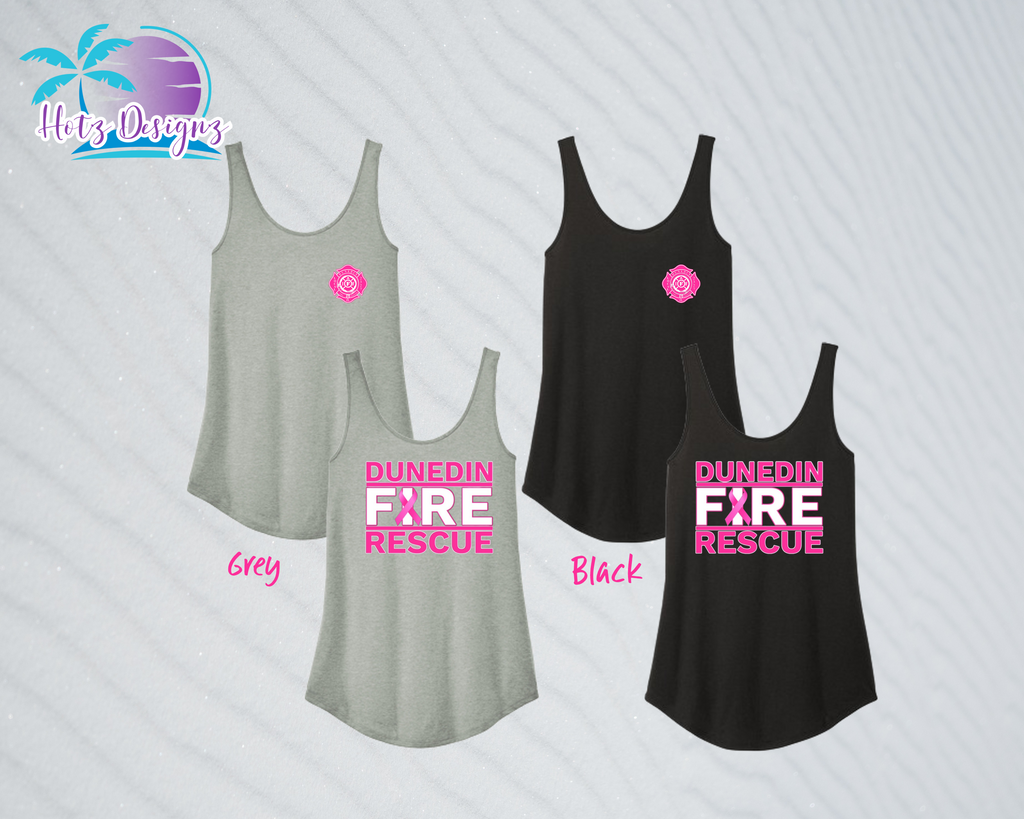 DFR Pink Ribbon Ladies Tank (2 color options)