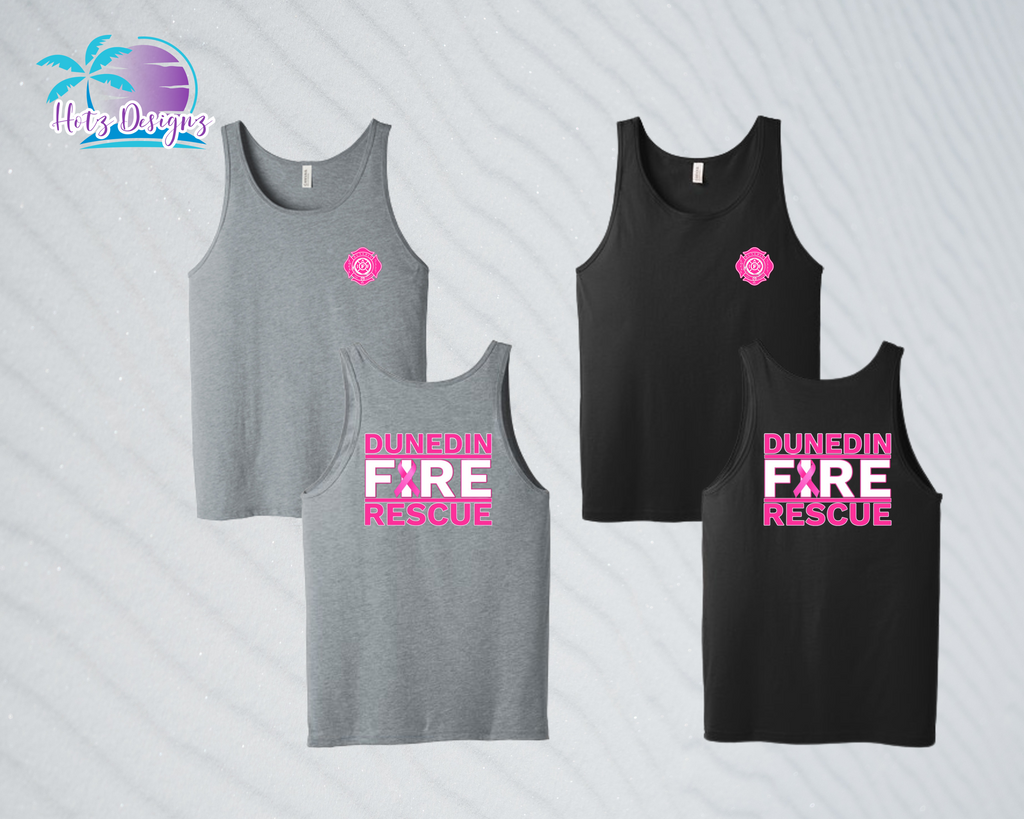 DFR Pink Ribbon Unisex Tank (2 color options)