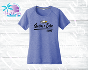 ELHS 2023 Swim & Dive Tri-Blend Ladies V Neck