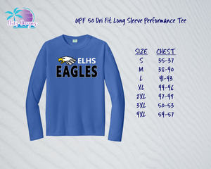 ELHS 24 Eagles UPF LS Tee