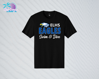 ELHS 24 Eagles Swim & Dive Unisex & Ladies Tees (2 color options)