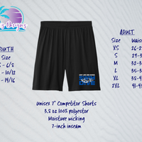 ELHS 25 Swim & Dive Unisex & Ladies Shorts
