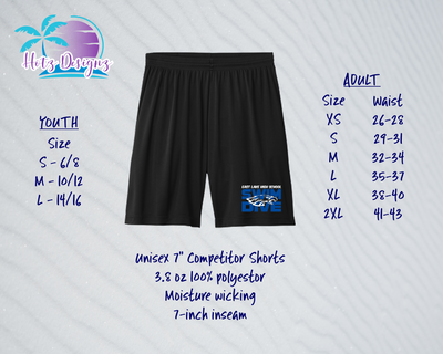 ELHS 25 Swim & Dive Unisex & Ladies Shorts