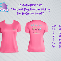 Gulf Coast Gals Pickleball UPF Performance Tee (7 Color Choices)