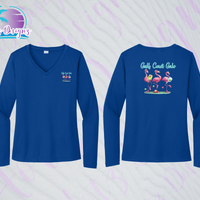 Gulf Coast Gals Pickleball Performance L/S Tee (6 Color Choices)