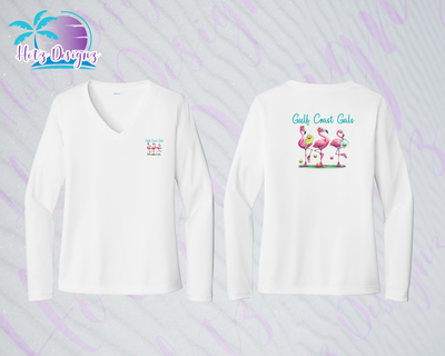 Gulf Coast Gals Pickleball Performance L/S Tee (6 Color Choices)