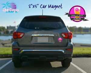 Ladies of Lager Car Magnet