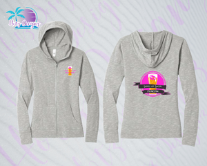 Ladies of Lager Light Weight Full Zip Hoodie (2 color options)