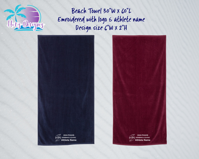 PHU Swim & Dive 24 Beach Towel (2 color options)